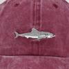 Stitched Shark Embroidery Baseball Cap for Women Men Curved Strapback Snapback Cap Dad Hat Summer Fish Sun Hip Hop Hat Cap