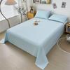 Skin-friendly Cotton Bed Sheet Single Solid Color Washed Cotton Quilt Sheet Single Student Dormitory Brushed Sheet