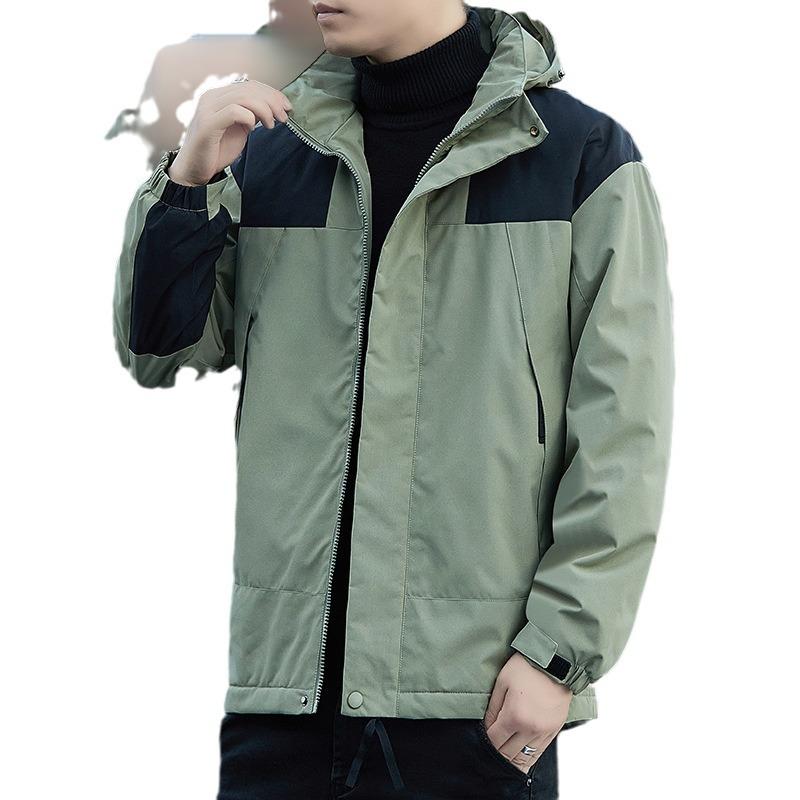 

Утепленная куртка из хлопка, мужская осенне-зимняя теплая куртка для активного отдыха, мужская куртка для альпинизма 5XL