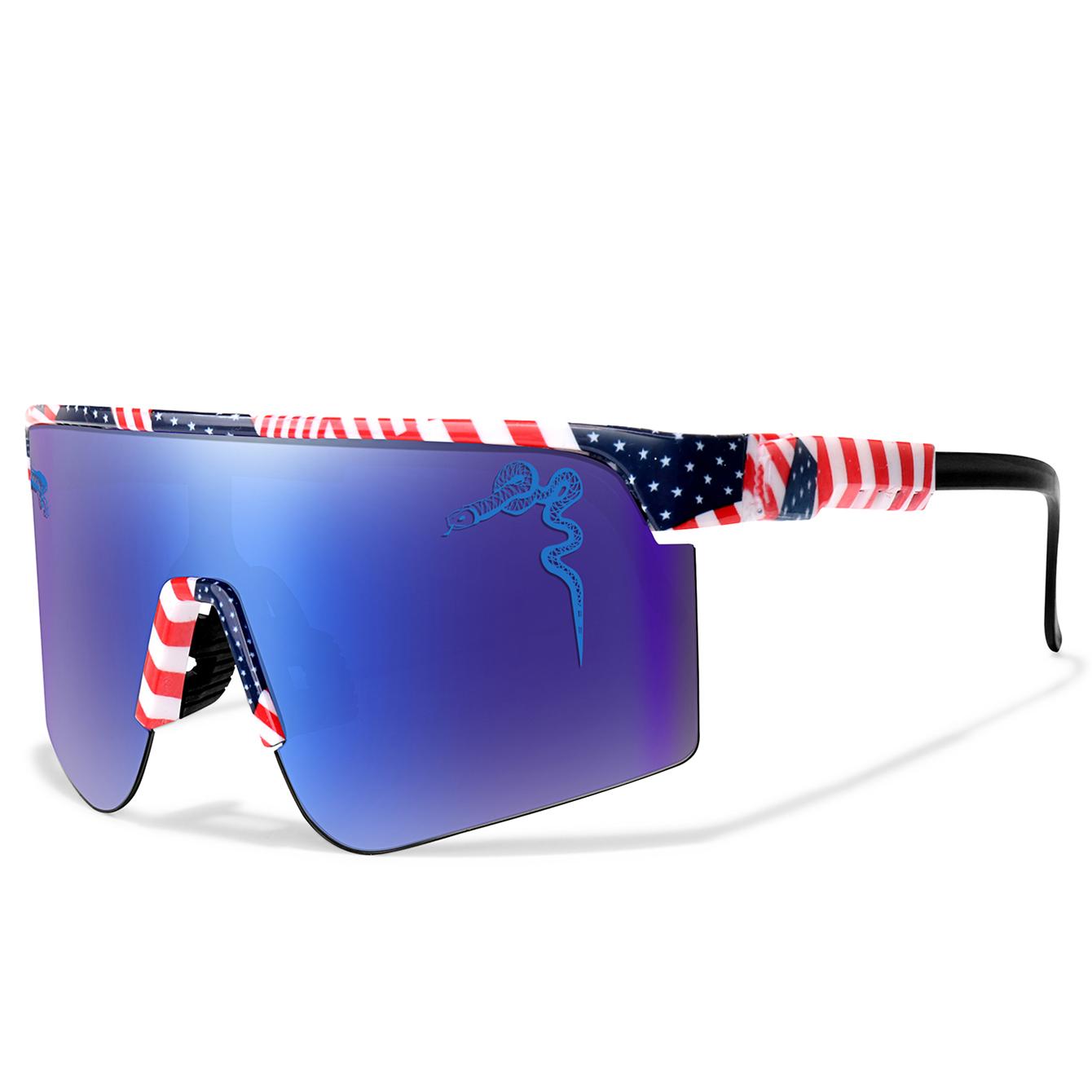 

Fishing Sunglasses Men s Large Frame Lens Stylish Goggles with Random Dot Decoration For Hiking Glasses for Outdoor Sports