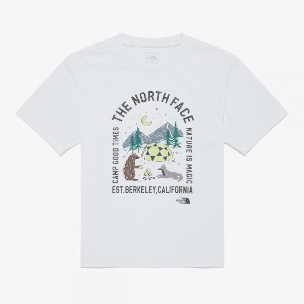 The North Face Kids Hike Capri Crew Set White Nt7ur19t