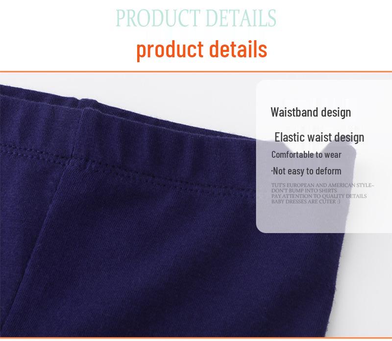 Spring & Summer Girls' Leggings - Children's Pants for All Seasons