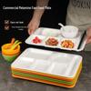 Naijiang Melamine Divided Fast Food Tray Set