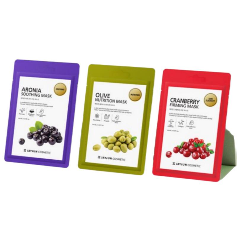 JAYJUN Superfood Mask Set (3 Types, 30 Sheets)