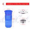 Silicone Floor Drain Core Anti-odor Kitchen Gadgets Shower Cabin Drain Sewer Bathroom Accessories Round Deodorant Sink Filter