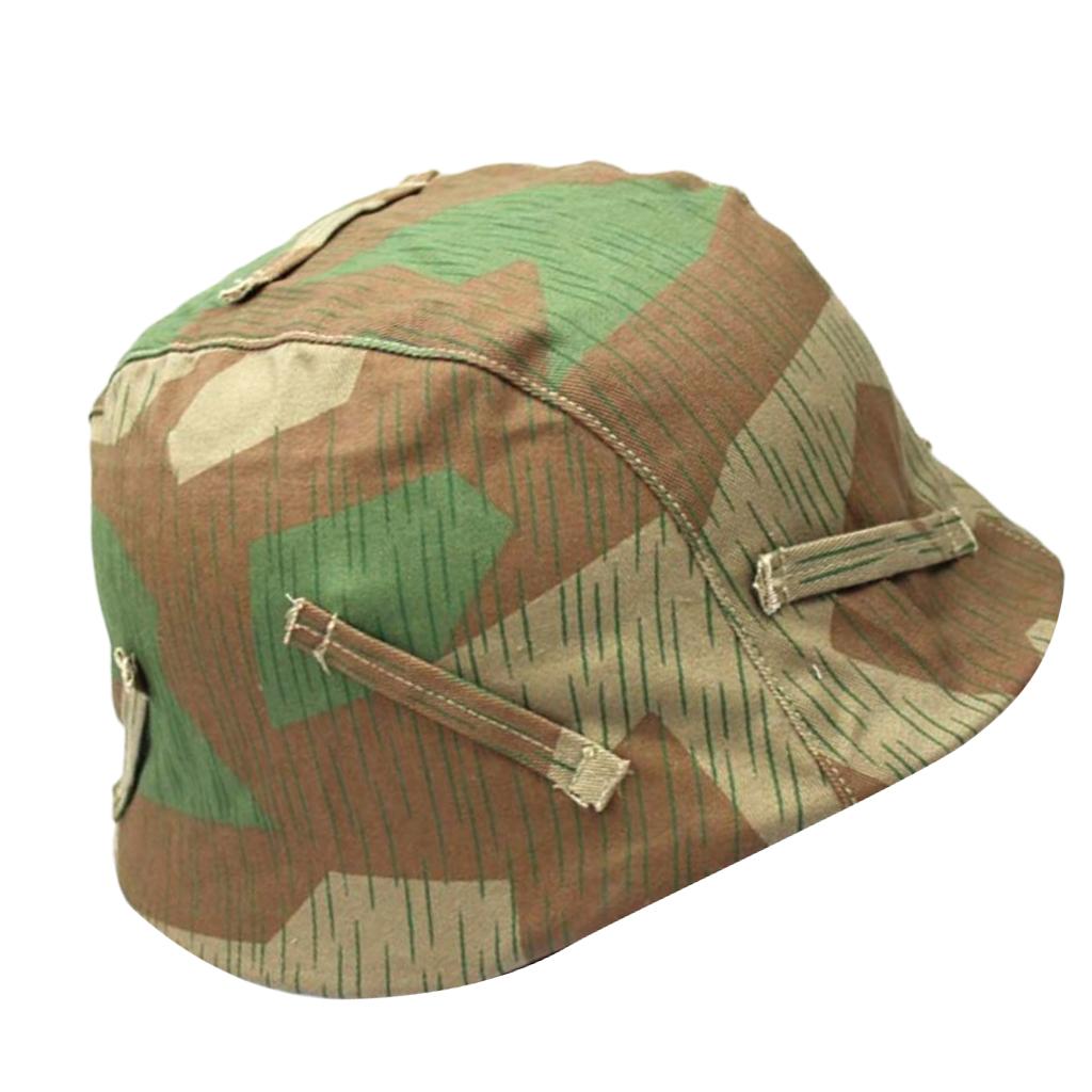 M35 Steel Helmet Cover Original Broken Camouflage Helmet Cloth M40 M42 Steel Helmet Splinter Camo Cloth Repro WWII German
