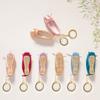Ballettschuh-Anhänger: Handgefertigter Satin-Spitzschuh-Anhänger Schlüsselanhänger