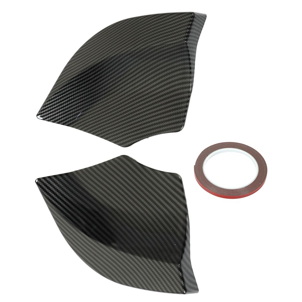 2Pcs Car Rear Bumper Splitter Replacement ABS Plastic Automobile Rear Bumper Diffuser Left and Right Car Accessories