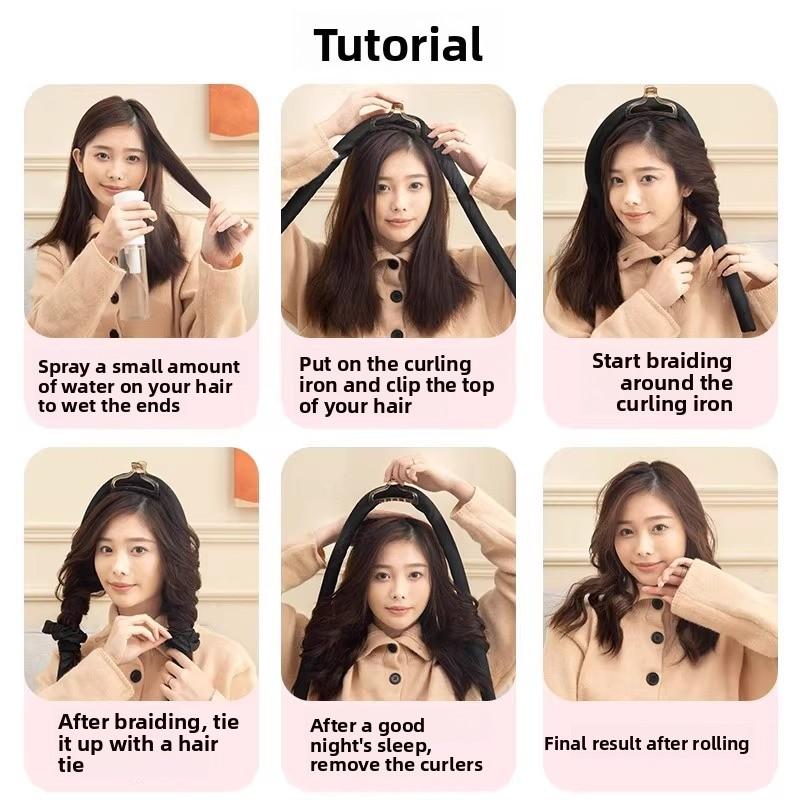 Curling Iron, A Lazy Person's Magic Tool. It Can Be Used for Women To Sleep. Lazy People Won't Hurt Their Hair. Curling Iron, Styling Curling Iron