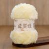 Hand Knitted Fur Yarn Long Hair  Hat Scarf DIY Wool Yarn Simulation Fur Crt Material Autumn Faion Accories