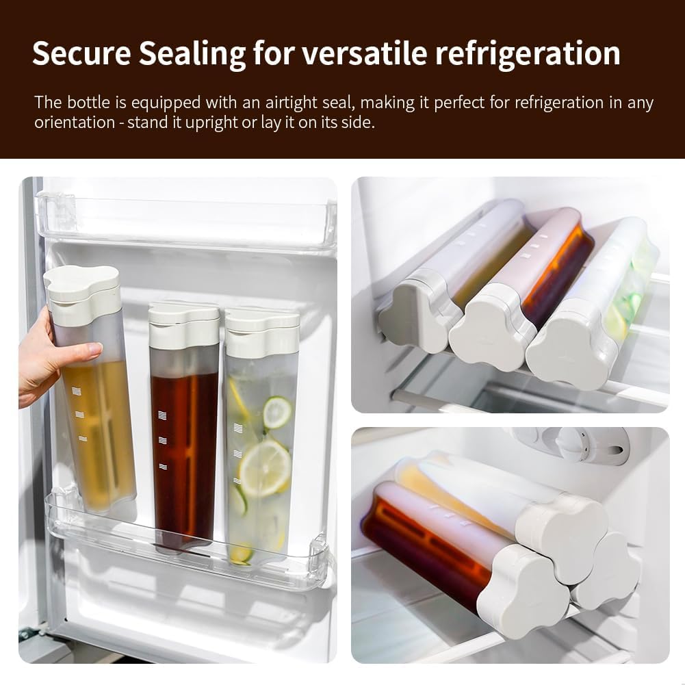 Watchget Portable Cold Brew Coffee Maker, 600ml/20oz, Iced Coffee Maker, Tea Brewer, Leak-Proof, Removable Fine Mesh Filter, Ideal for Home Use