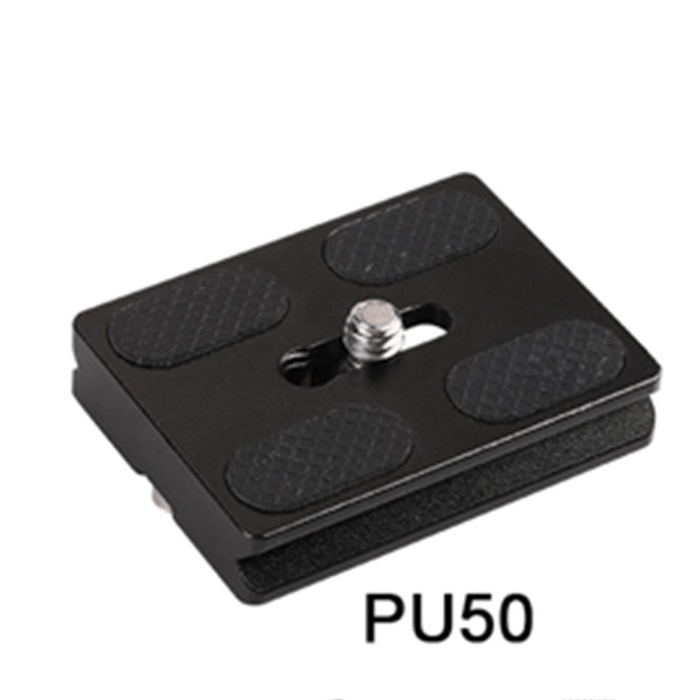 Asiento de Abrazadera de Placa de Liberación Rápida para Gimbal de Cámara Universal (PU 40/50/60/70/100MM)