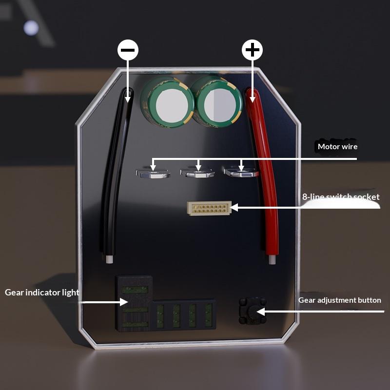 1Pcs Power Tool 50A Electric Wrench Controller Board Aluminum Shell Brushless Lithium Speed Switch Electric Wrench Board