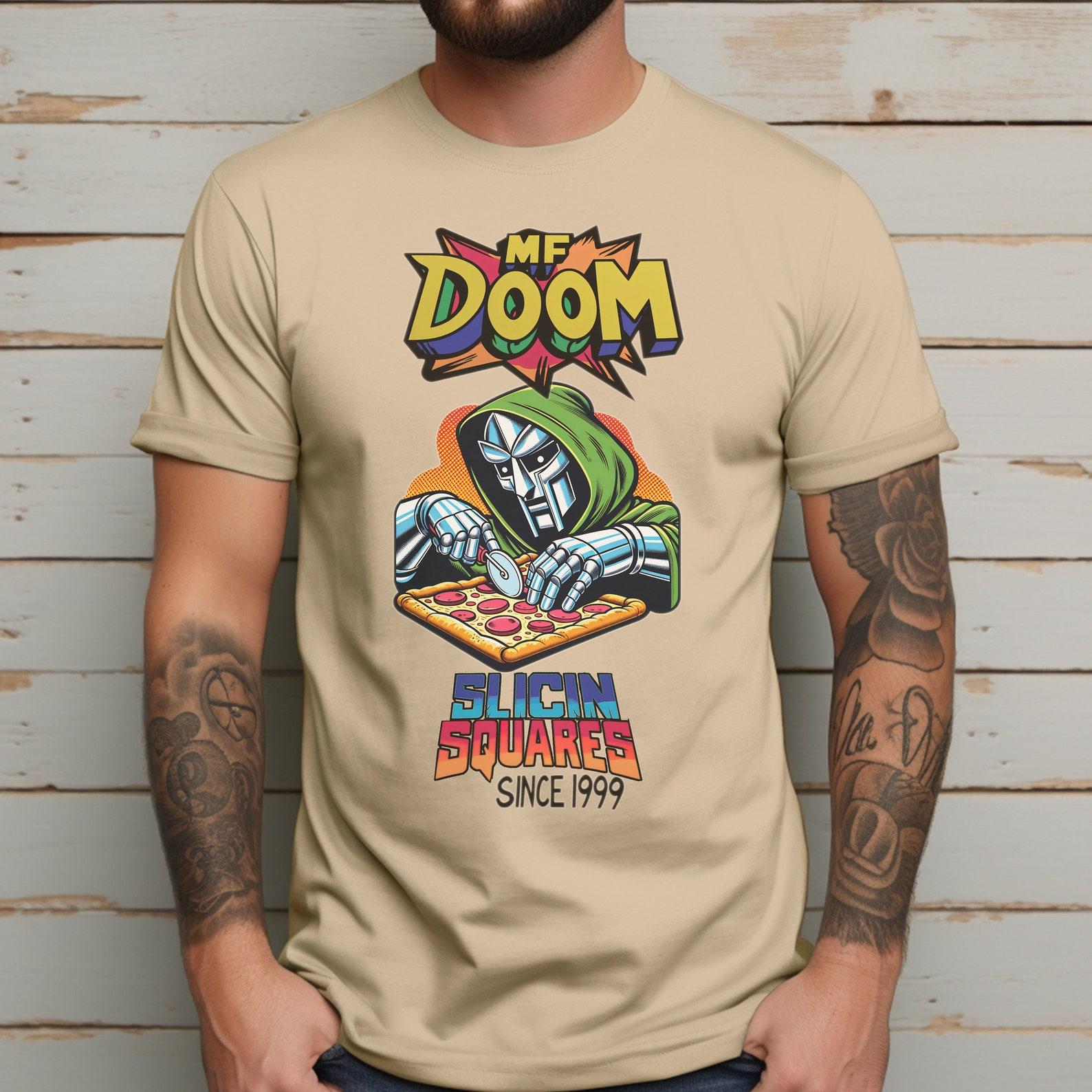 MF DOOM T-Shirt: Vintage Comic Hip Hop Graphic Tee 2XL