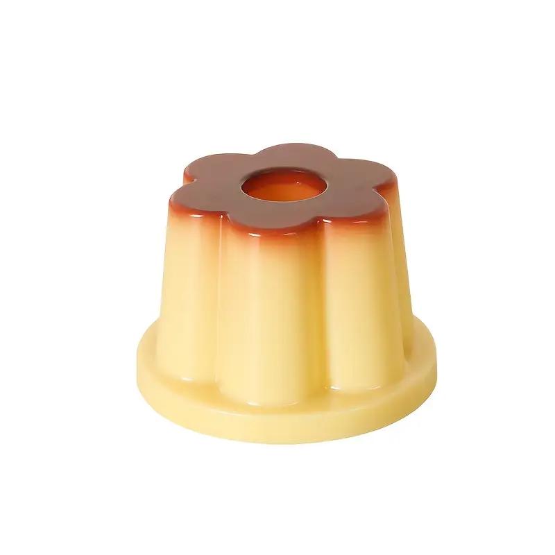 

Pudding Shape Pen Holder Desk Organizer Cute Stationery Container for Office School Home Use Ideal Birthday Gift