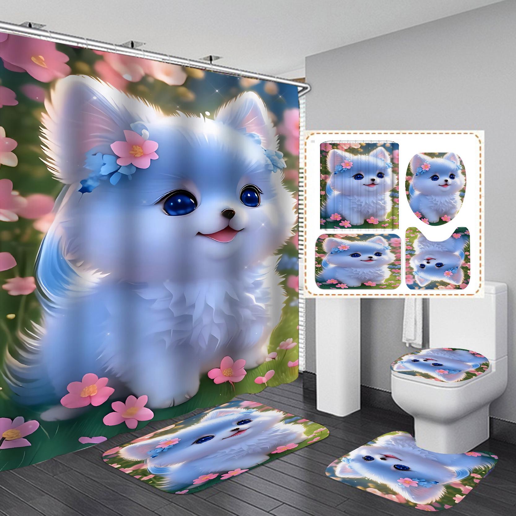 

Водонепроницаемая и устойчивая к плесени утолщенная занавеска для душа в ванной комнате с разделением сухого и влажного воздуха 180x180