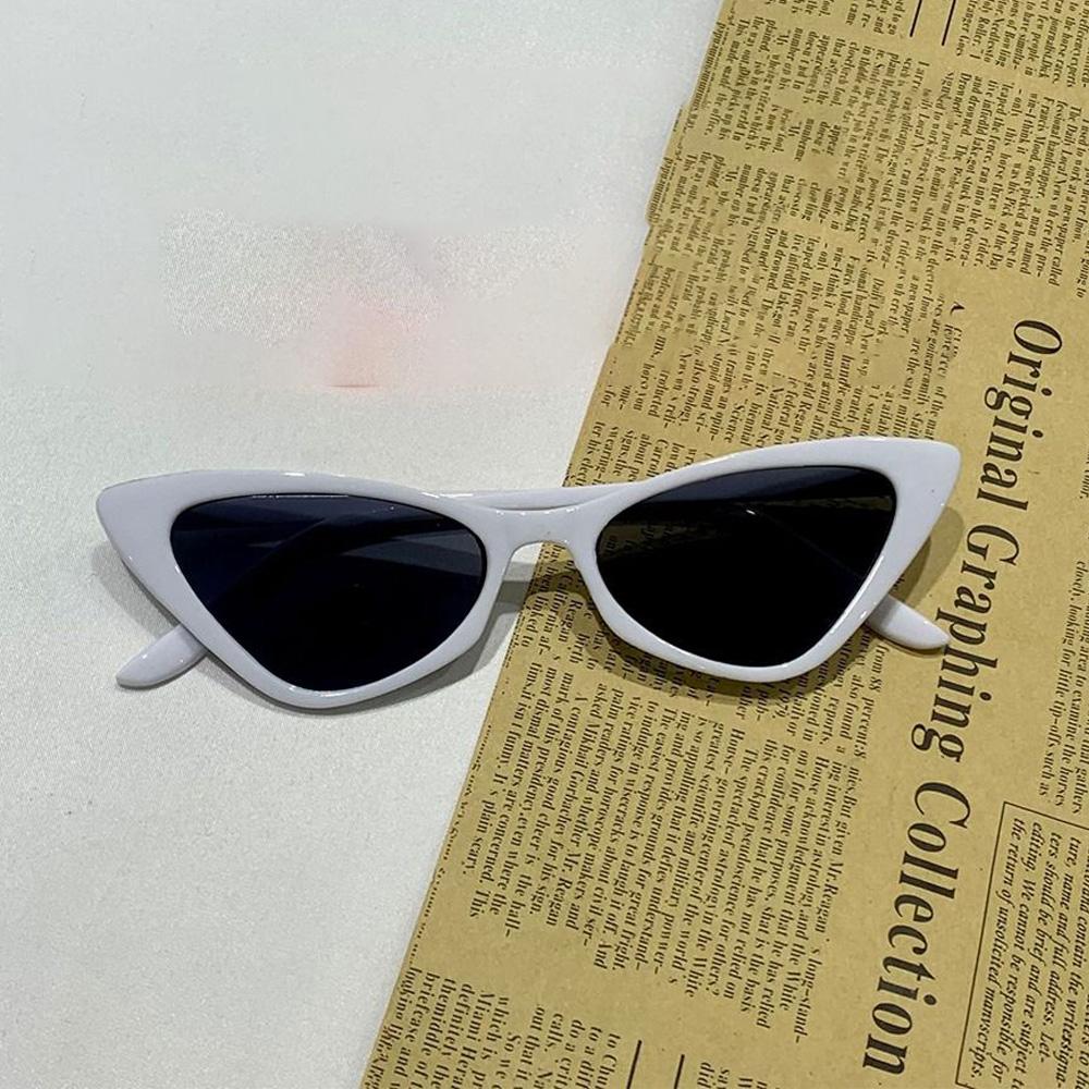 

Trendy Cat Eye Sunglasses Vintage Small Frame Sun Glasses for Women UV400 Protection Eyewear Vintage Shades Streetwear Accessories