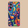 Musical Note Staff Mobile Phone Case for POCO M7 M6 M5 M4 M3 X7 X6 X5 X4 X3 Pro GT 5G Colorful Printing Cover Luxury Cellphones