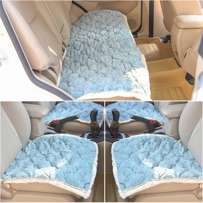SUKIZUKI Seat Cover, Mini Car, Cute, 3-piece Set, Rear Seat Cushion, Car, Cushion, Seat, Stylish, Car Supplies, Blue