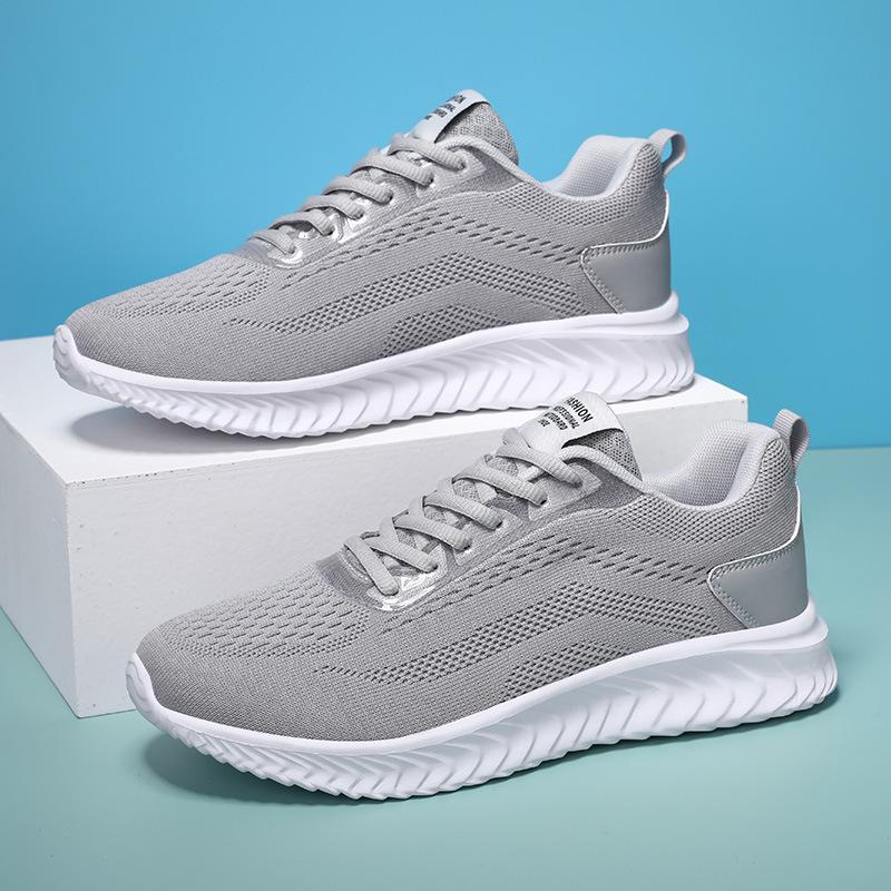 Herren Sportschuhe Frühling und Herbst Fly-Knit Schuhe Mode Freizeit Laufschuhe Herrenschuhe