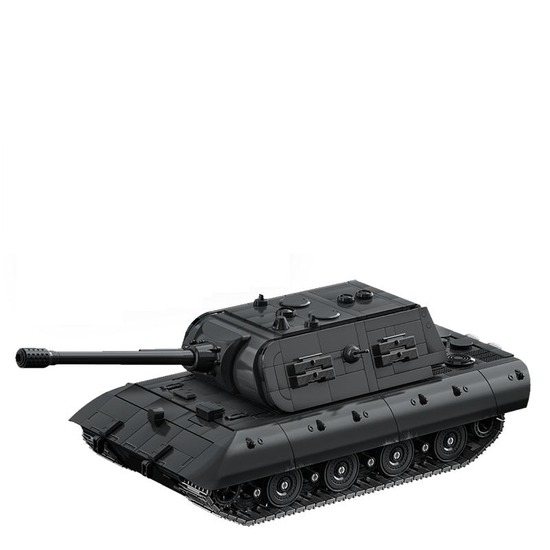 1866pcs Military Heavy Tank Building Blocks E100 Series Mouse Tower Version Educational Assembly Model Toy for Boys Gift