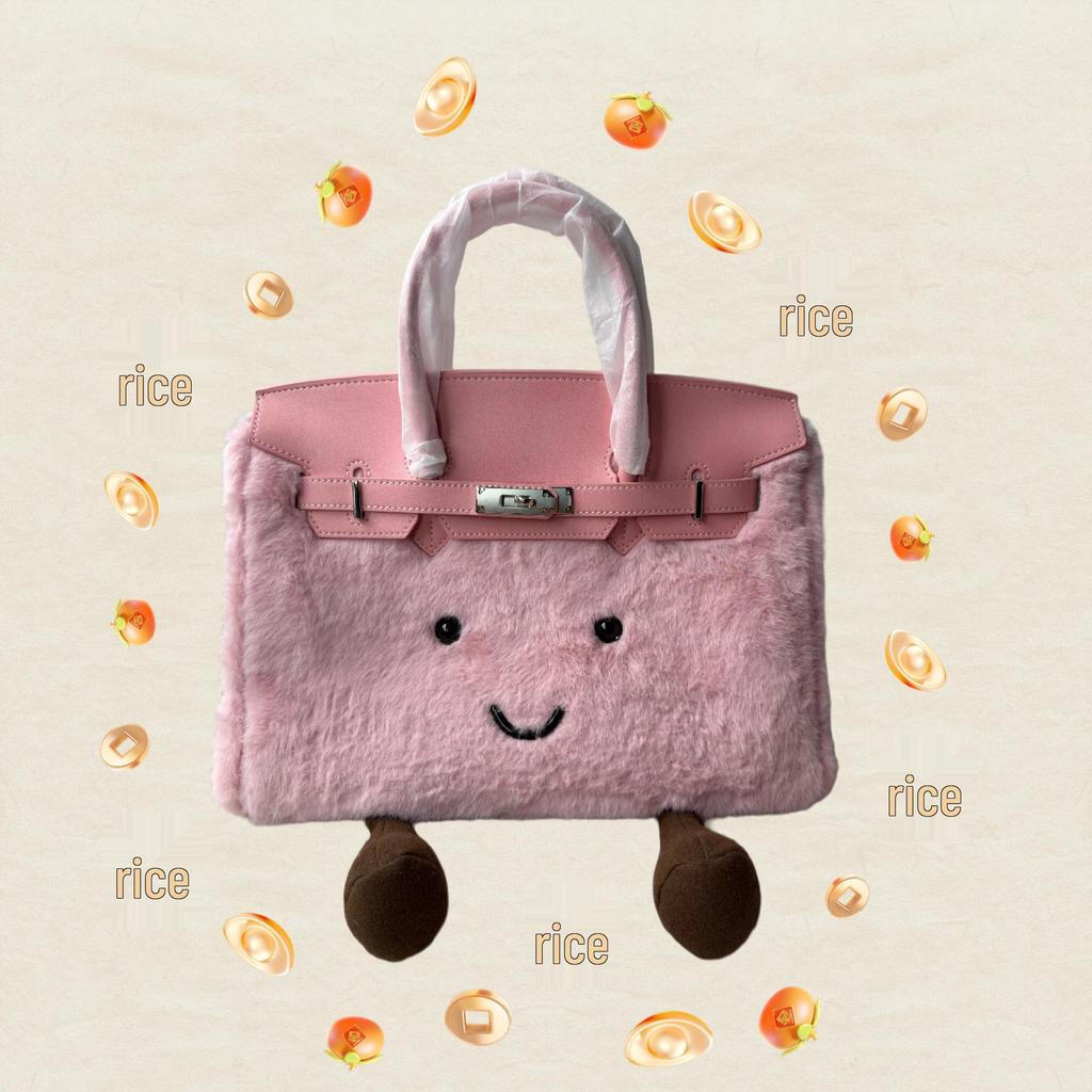 Jellycat Roztomilá nadýchaná platinová panenka Crossbody Elf Kabelka