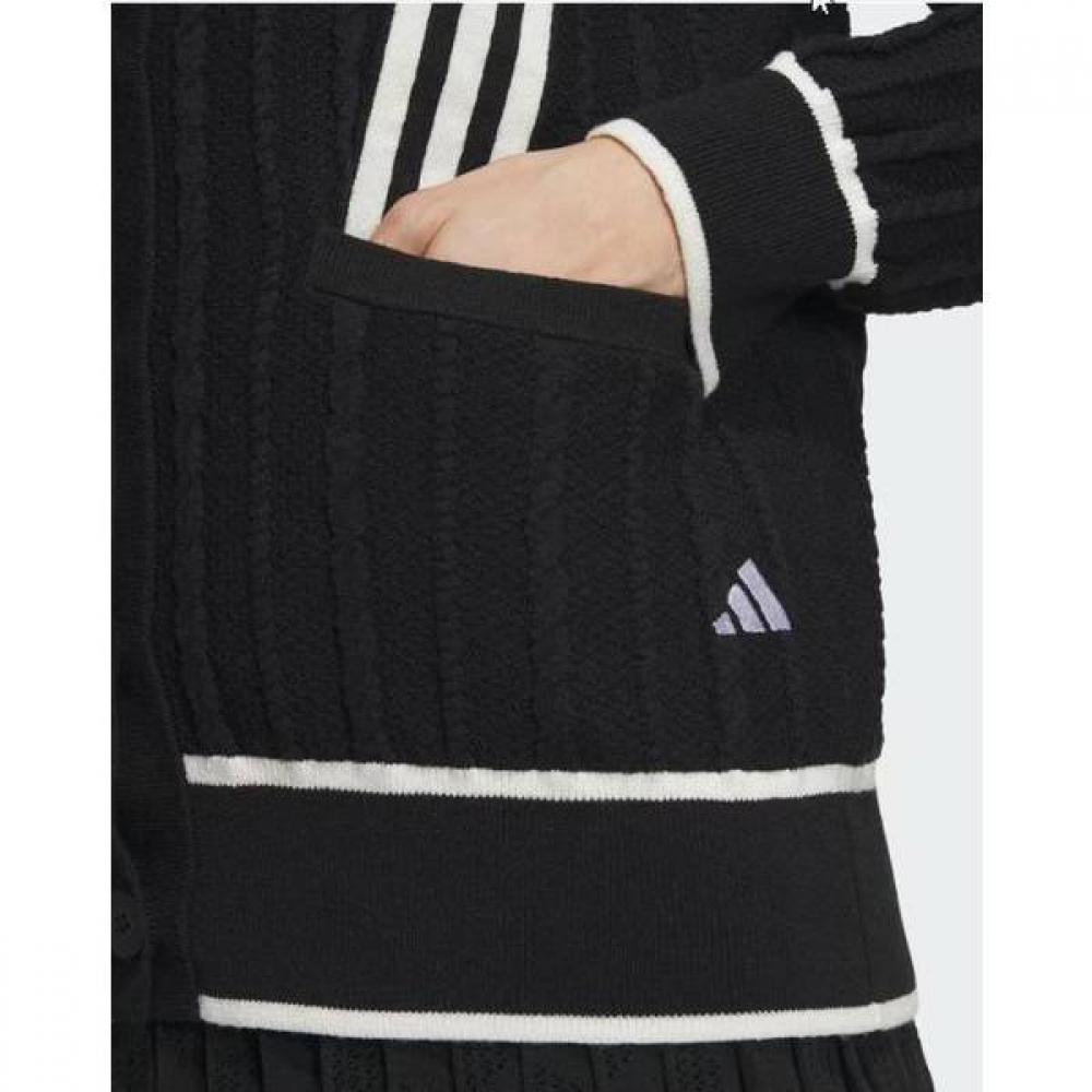 Adidas Golf Cable Pattern Cardigan In6623