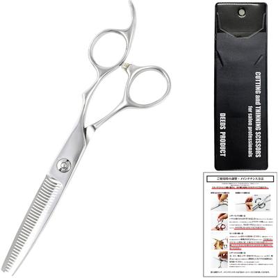 A Japanese Professional Scissors Offers a Natural Finish for Home Cutting Approximately Thinning DEEDS, Manufacturer, (6.0 Inches, 25% Rate) AD-02