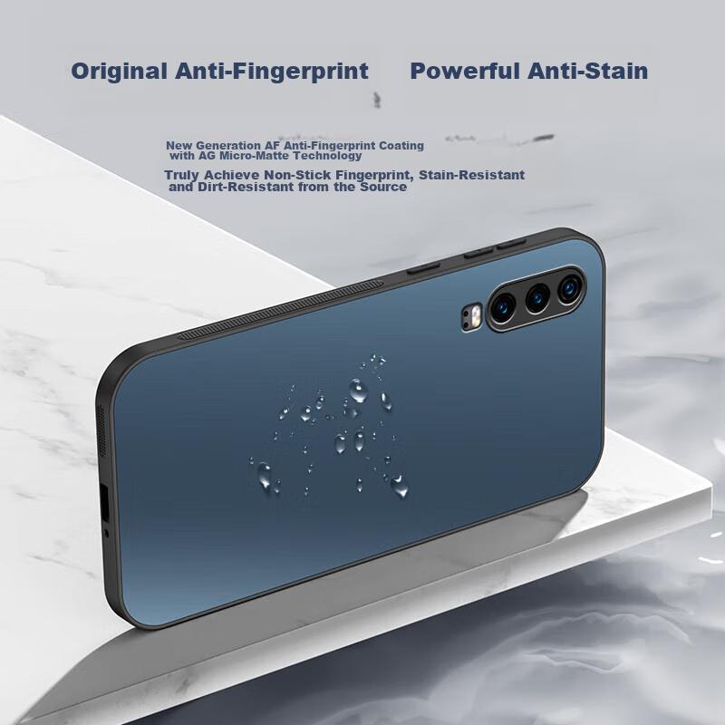 Phone Case for Huawei P30, Huawei P30 Protective Cover, Frosted Full Coverage Ultra-Thin Shockproof Anti-Fingerprint Personalized - Ivory White