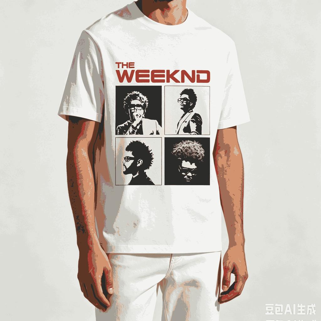 The Weeknd For Fan Gift Tshirt Unisex Unisex Harajuku Oversized Unisex Short Sleeve Streetwear High Quality Couples Classic Soft