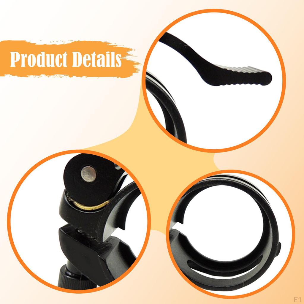 41mm Bike Seat Post Clamp Spare Part, Accessory, Lightweight, Easy to Install Tube Clip for