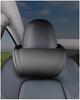 Car Neck Pillow Both Side Pu Leather Headrest Pillow Automobile Seat Neck Rest Seat Head Support Pillow Used For Tesla Model Y 3