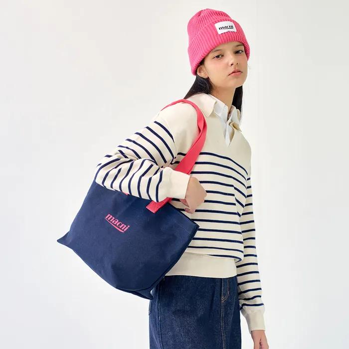 CANVAS TOTE BAG CORAL