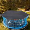 Trampoline Shade Dust-Proof Rain-Block Trampoline Sun Protection Shade Black Shade Netting Trampoline Accessories