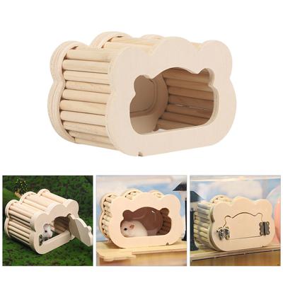 Abri pour chinchillas, maison, cage d'angle, accessoires pour petites cages d'animaux, maison d'angle, maison de cachette pour cochons d'Inde