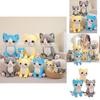 Adorable Cartoon Cat Plush Toy Sweet Cat Stuffed Animal Pillow For Kids And Girls