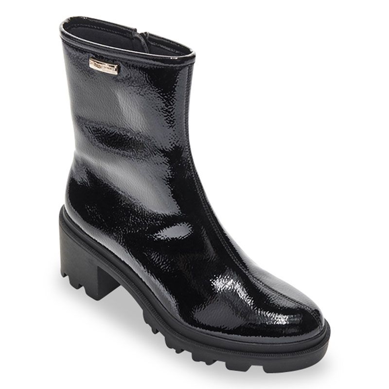 Delizia Patent Ankle Boots Lug Heels Woman LES TROPEZIENNES PAR M.BELARBI