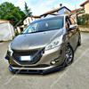 Přední nárazník Splitter Difuzér pro Peugeot 208 GTI PureTech THP BlueHDi VTi HDi 2012-2015 Spoiler Lip Body Aero Kit Tuningové díly