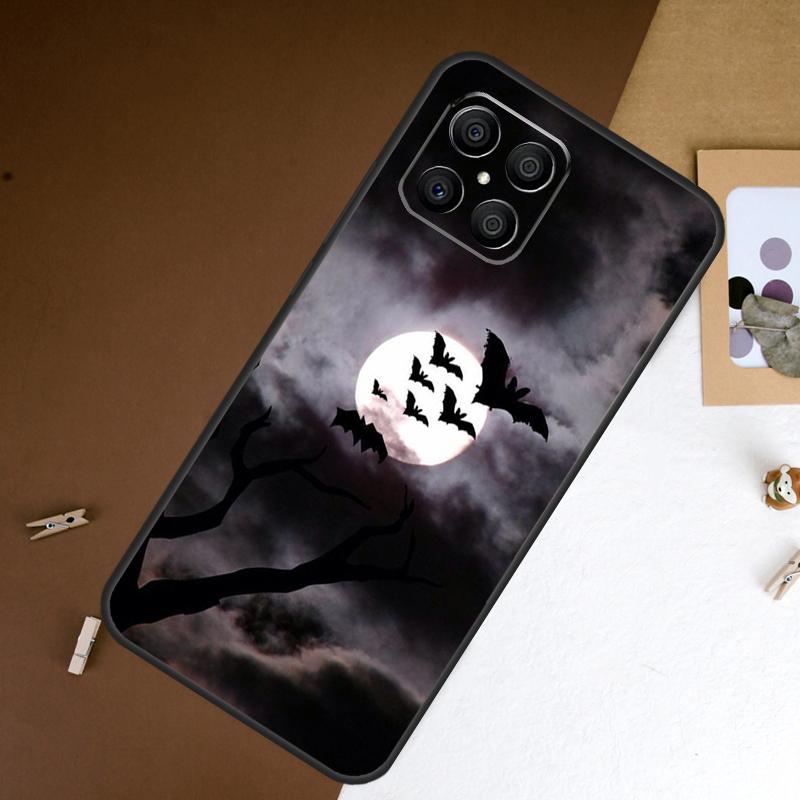 Gothic Horror Bats Full Moon Case For Honor 200 Pro 400 50 70 90 X9a X9b X9c X9d X8b X8c Win Magic 7 Lite 5 6 8 Pro Cover