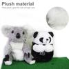 Housse de Club de Golf Résistante à l'Usure Résistante à la Décoloration Durable Peluche Épaisse Forme d'Animal Mignonne Empêche les Dommages Fournitures de Golf Panda Animal Driver No.1