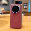 Magnetic Suede Leather Case for Nubia M153 Doubao AI Phone, Full Body Soft TPU Bumper Shockproof Cover with Metal Buttons