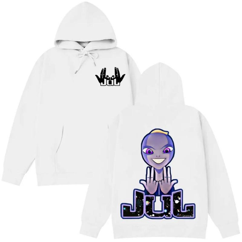 Straight Fit Printed Hoodie Unisex Streetwear Casual Sweatshirt