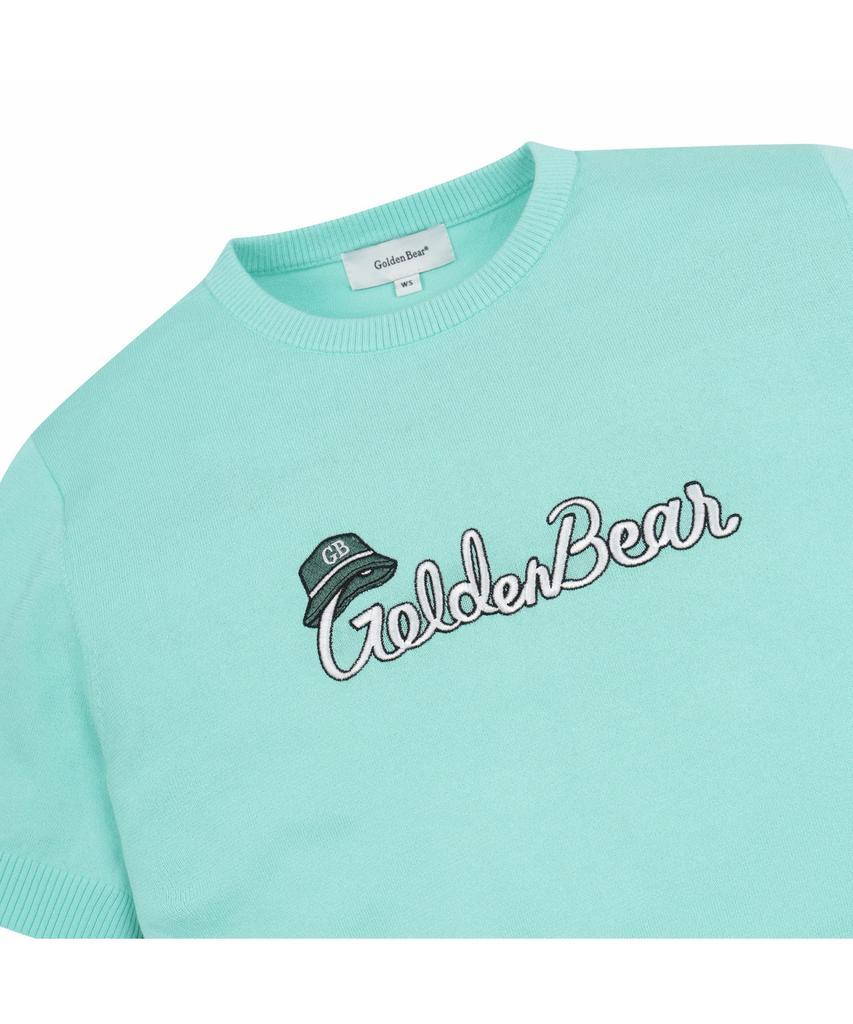 Goldeunbeeo (W) Chest Emb S/S Sweater G5Wam26201Mix