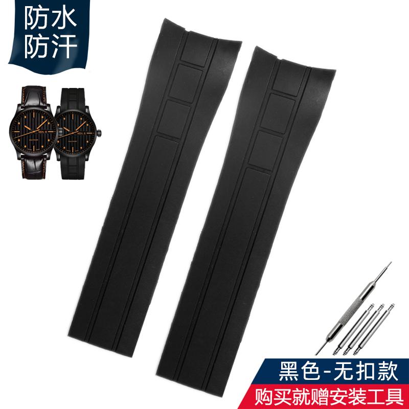 

Arc Mouth watchband 22mm 23mm For Mido Rubber Watch Strap M005/M005.430/M005.614 Citizen blue angel black orange blue bracelet 22mm