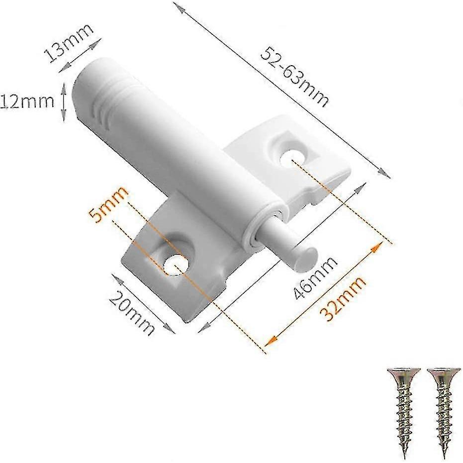 Jinyi Cabinet Door Damper Silent Damper Buffer, Kitchen Door Damper, Damping Pad 20pcs