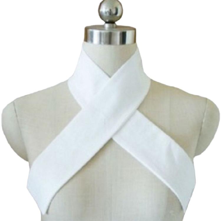 

Unisex Ancient Style Detachable False Collar Belt Crisscross Neckline Long Scarf 1