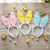 1-10PCS Plush Easter Bunny Ears Headband for Women Rabbit Ears Hairband Cosplay Costume Accessories for Girls and Easter Parties