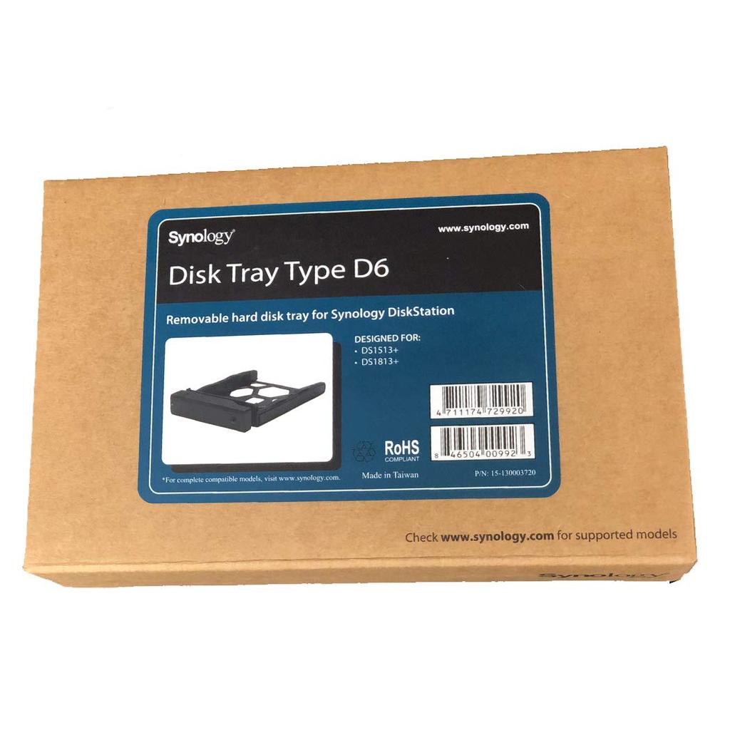 [Synology Spare Part] Synology NAS Disk Tray Type D6 (Authorized Japanese Distributor)
