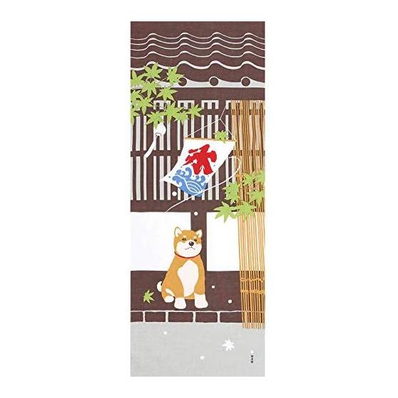 Hamamonyo Tenugui Towel: Cool Mame Shiba