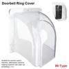 1Pcs 86 Type Door Keypad Cover Chime Button Doorbell Protective Cover  For Wireless Doorbell